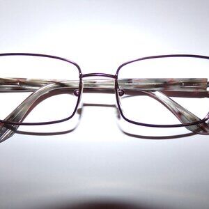 BEL AIR Dana Buchman Eyeglass Frames Size 53 Rose Satin NWOT
